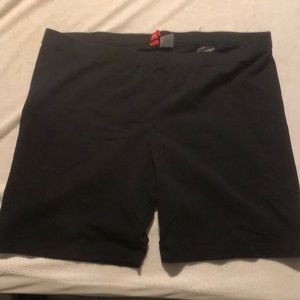 Black biker shorts
